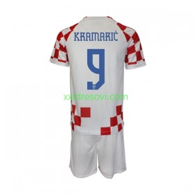 Hrvatska Kramaric 9 Domaći Dječji Komplet Dresovi za Nogomet World Cup 2022 (+ kratke hlače)